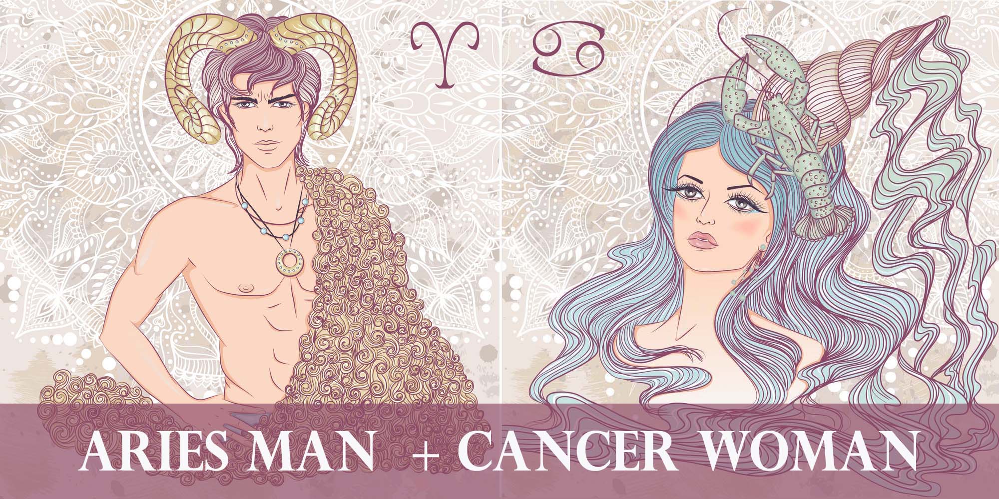 Cancer man aquarius woman famous couples