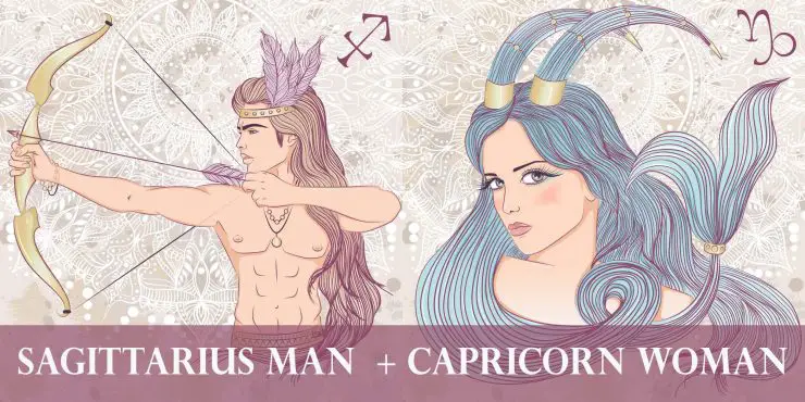 sagittarius man capricorn woman