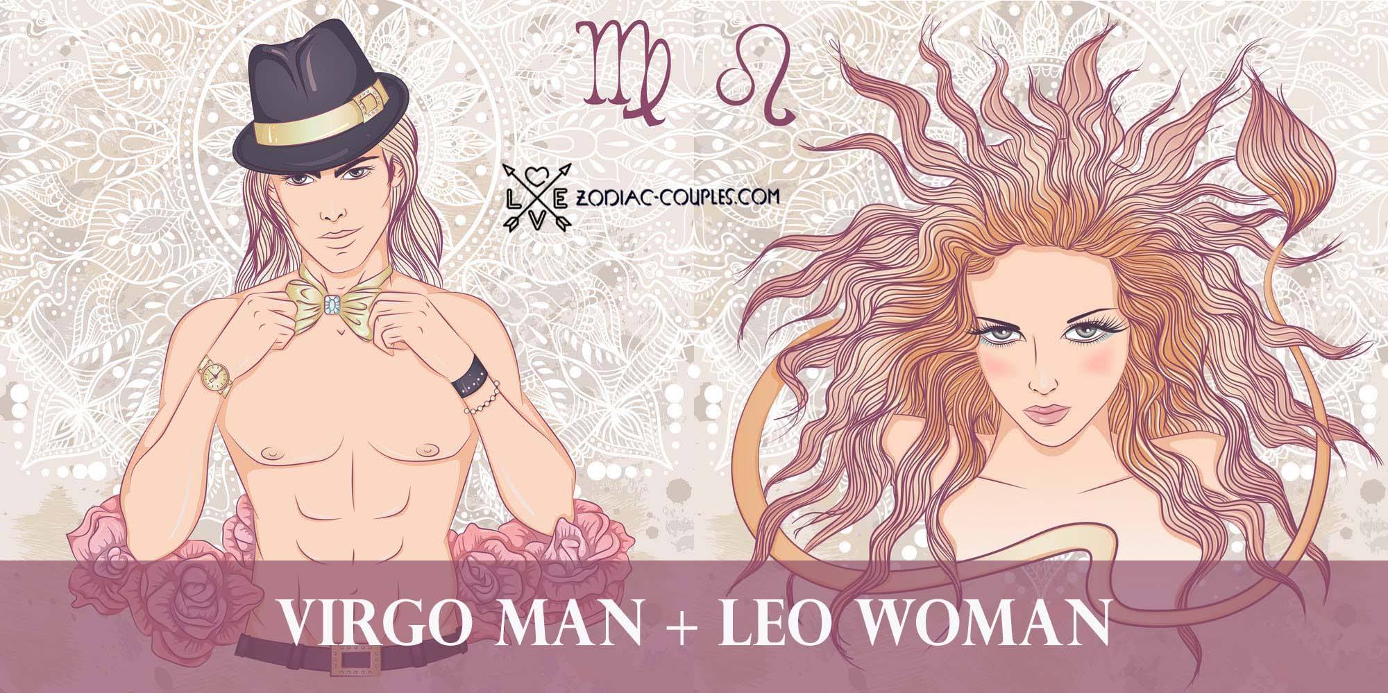 Leo virgo woman male