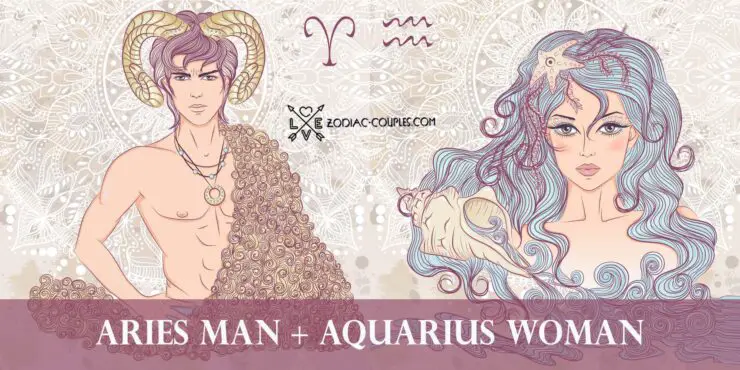 aries man aquarius woman