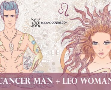 cancer man leo woman