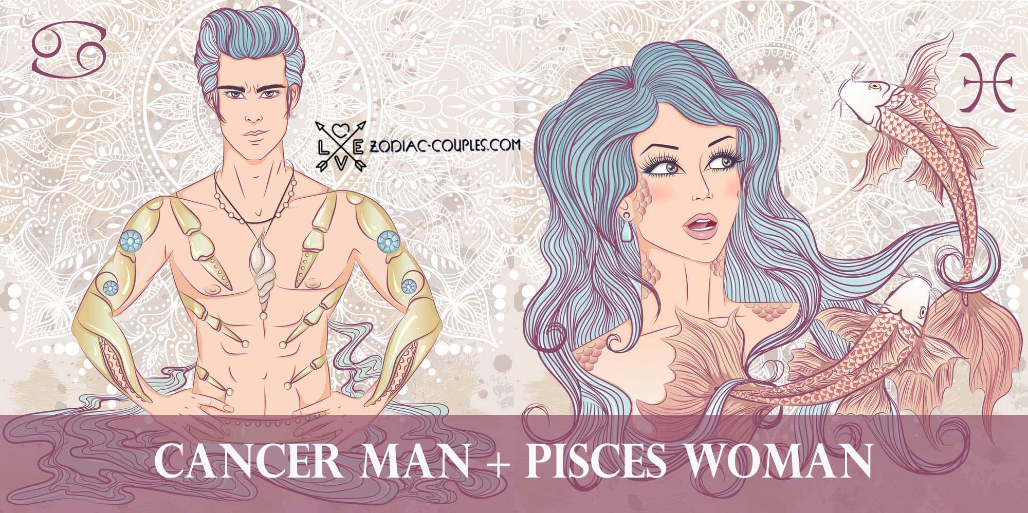 Pisces female cancer male
