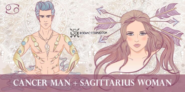 cancer man sagittarius woman