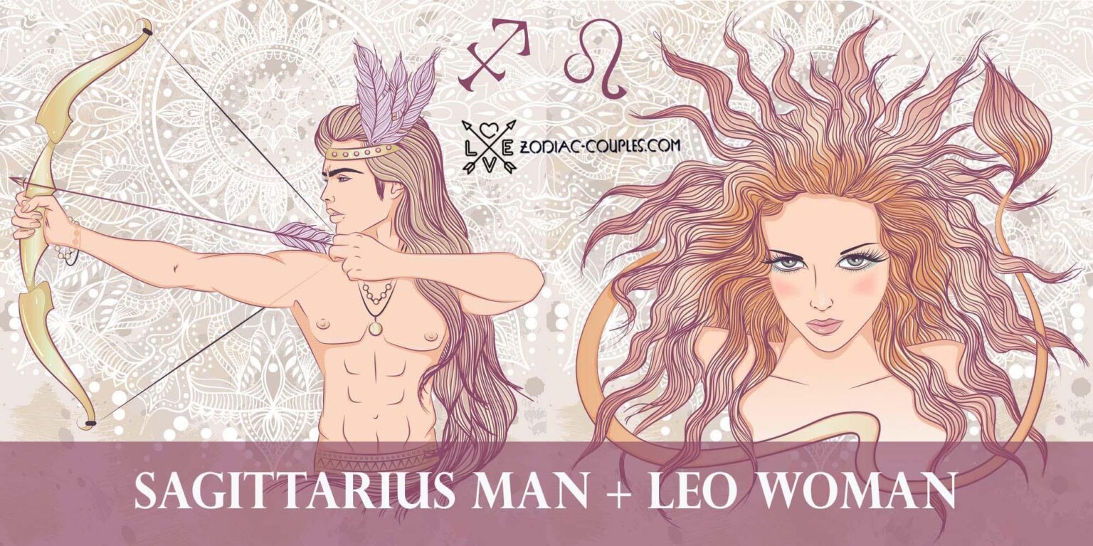 Sagittarius man and Leo woman Famous couples and Compatibility ♐♌