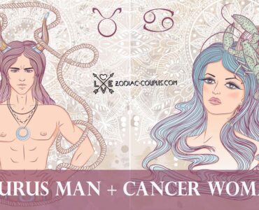 taurus man cancer woman
