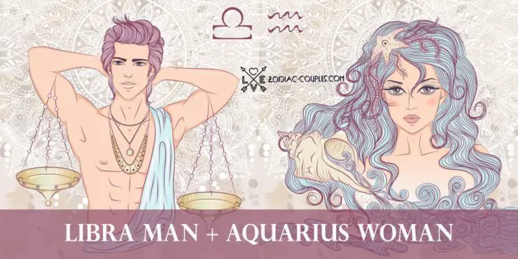 libra man aquarius woman