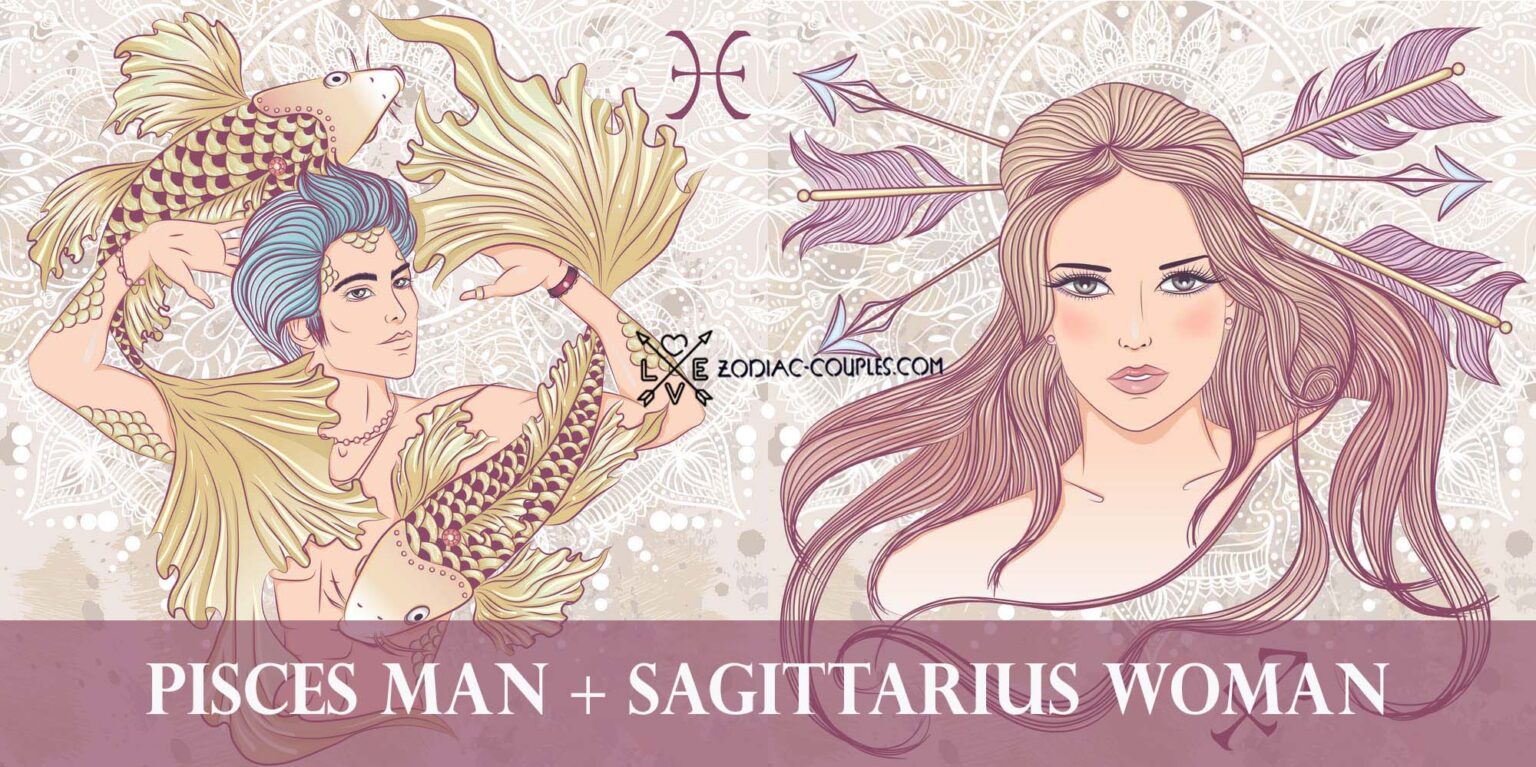 Pisces man + Sagittarius woman Celebrity Couples and Compatibility ♓♐