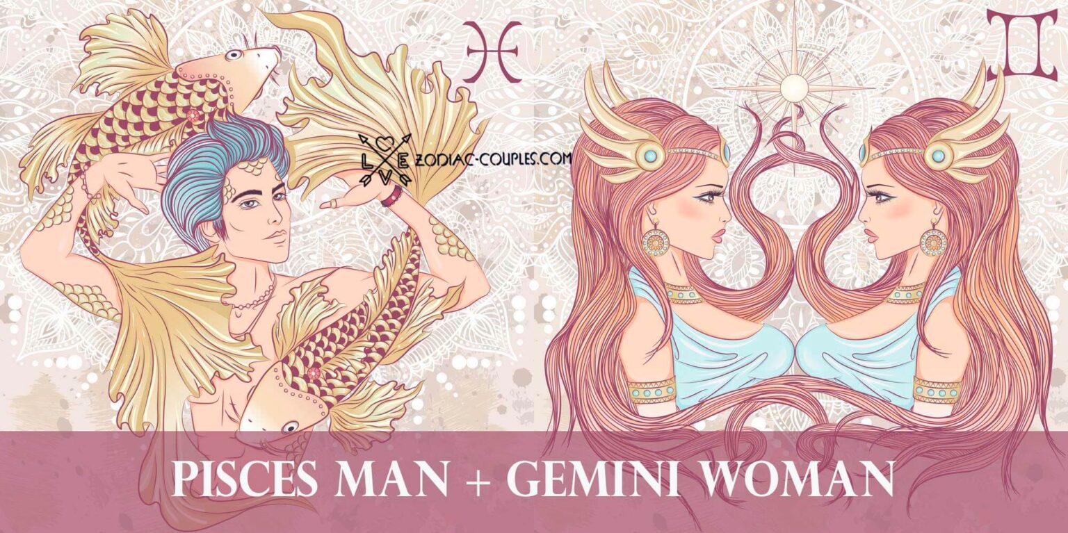 Pisces man + Gemini woman Celebrity Couples and Compatibility ♓♊